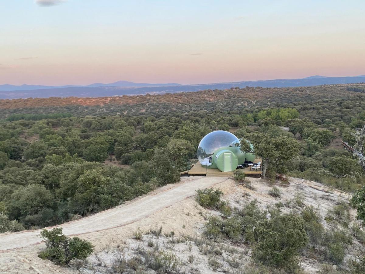 Eco-Lodge En La Reserva Privada Campanarios De Azaba - Proyecto De Conservacion Espeja エクステリア 写真
