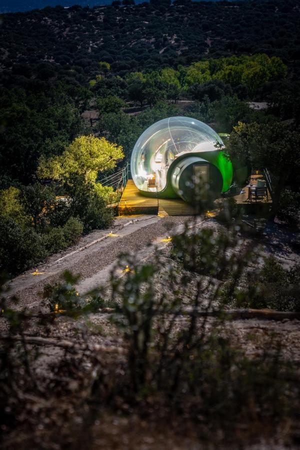 Eco-Lodge En La Reserva Privada Campanarios De Azaba - Proyecto De Conservacion Espeja エクステリア 写真
