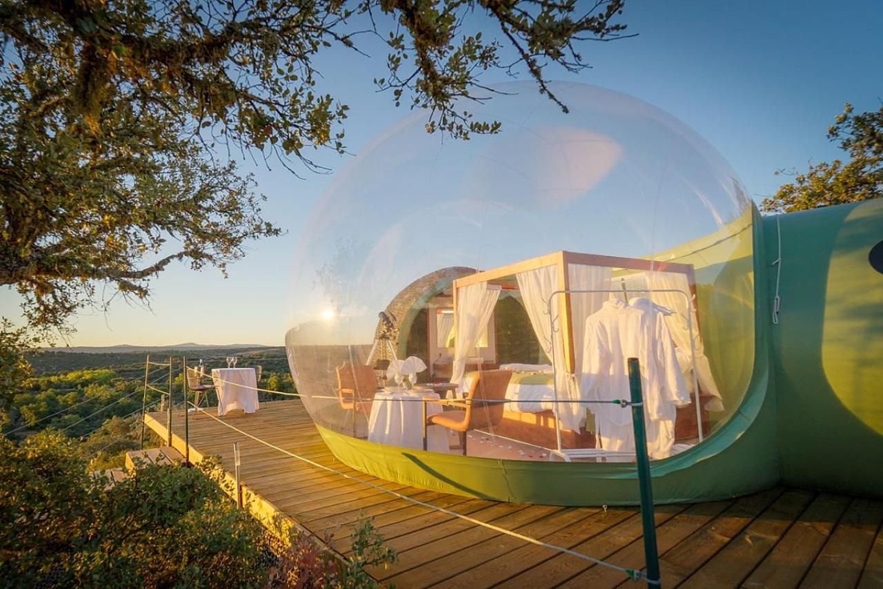 Eco-Lodge En La Reserva Privada Campanarios De Azaba - Proyecto De Conservacion Espeja エクステリア 写真